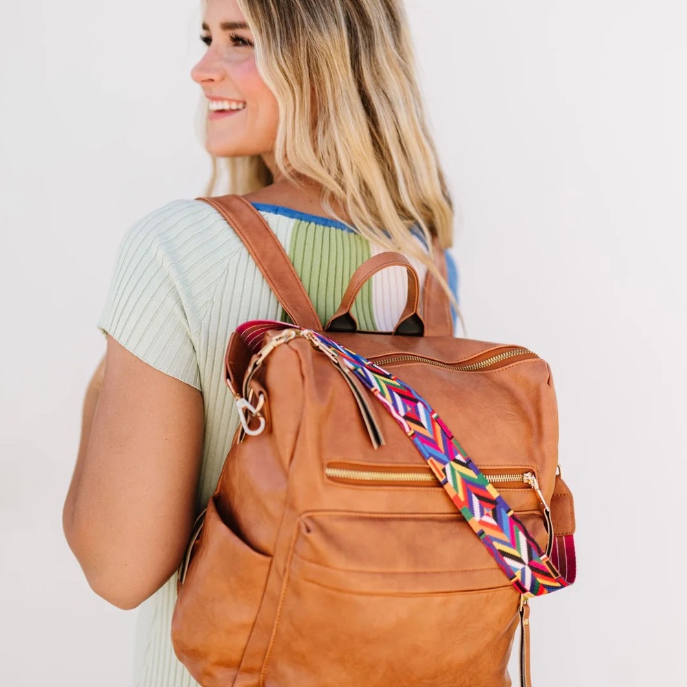 Modern + Chic Brielle Convertible Bag in Camel